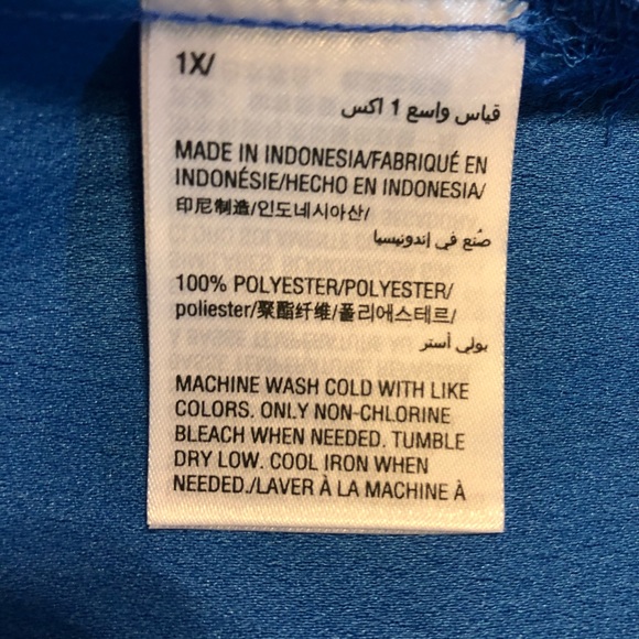 Alfani Cobalt Pipe Sleeve Top - Picture 7 of 13